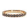 Inel Cadou Eternity din Aur cu Diamante Negre - model FM52