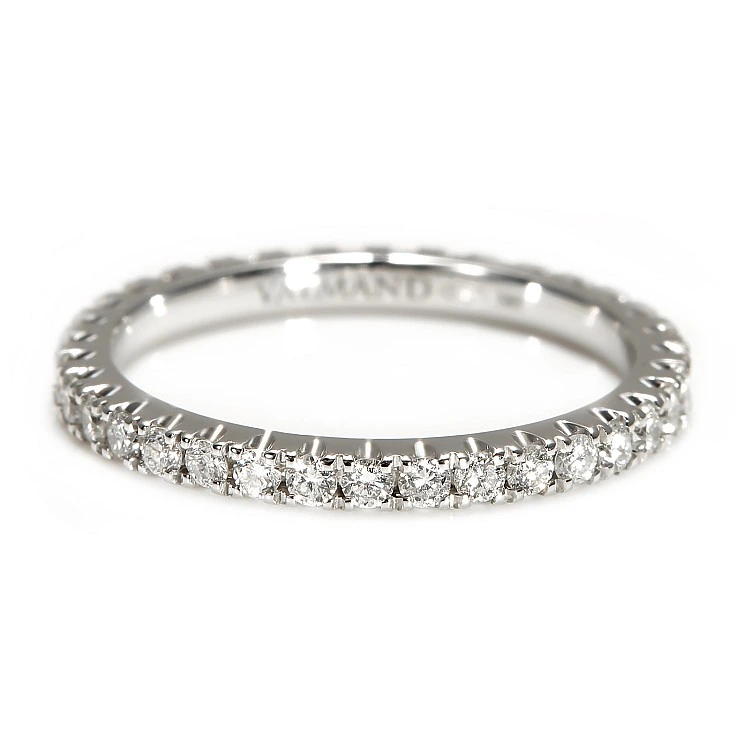 Inel Eternity din Aur Alb 14k cu Diamante Incolore - model i2119
