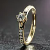 Inel de logodna din Aur 18k sau Platina cu Diamant Central Certificat GIA 0.50ct sau 0.70ct si Diamante secundare - model i057