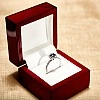 Inel de logodna din Aur 18k sau Platina cu Diamant Albastru si Diamante - model i121997