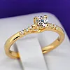Inel de logodna din Aur 18k cu Diamant Briliant certificat GIA - model i123001