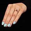 Inel de logodna din Aur 18k sau Platina cu Diamant Negru si Diamante Incolore - model i123001