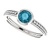 Inel de logodna din Aur 18k sau Platina cu Diamant Albastru si Diamante - model i71646