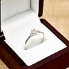 Inel de logodna SideStone din Aur 18k cu Diamant Oval certificat GIA - model i71845