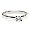 Inel de logodna din Aur Alb 18k cu Diamant Incolor Certificat GIA - model i122005