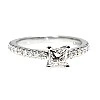 Inel de logodna din Aur 18k sau Platina cu Diamant Central Certificat GIA 0.30ct sau 0.40ct si Diamante secundare - model i122096