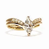 Inel de Logodna Modern din Aur 18k sau Platina cu Diamant Central Marquise GIA 0.50ct sau 0.70ct - model i4666