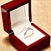 Inel de logodna SideStone din Aur 18k cu Diamant Briliant certificat GIA - model i588