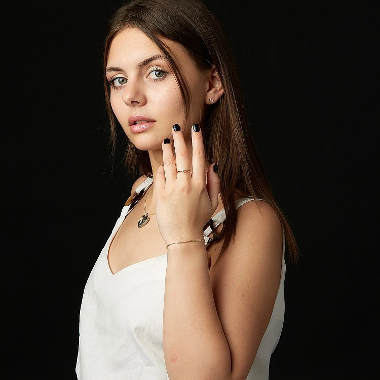 Cercei din aur cu diamante - model c1944