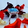 Inel Cadou din Aur sau Platina cu Topaz Swiss Blue si Diamante - model i1167