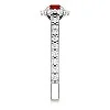 Inel de logodna din Aur 18k sau Platina cu Rubin si Diamante - model i122092