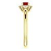 Inel de logodna din Aur 18k sau Platina cu Rubin si Diamante - model i122650