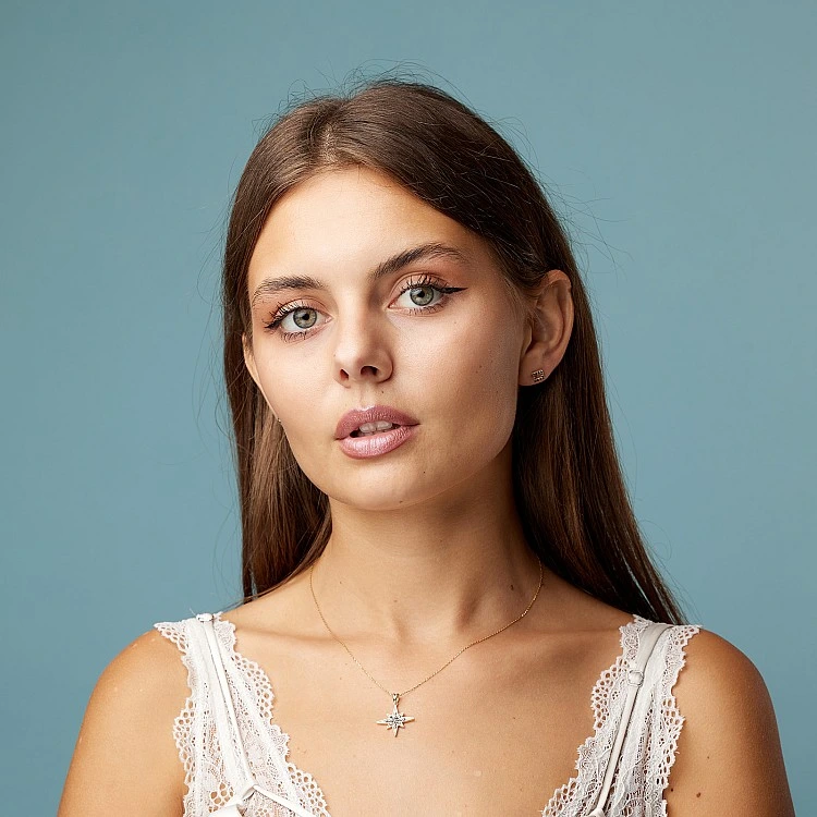 Cercei din Aur cu Diamante Negre - model c1953