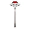 Inel de logodna din Aur 18k sau Platina cu Rubin si Diamante - model 71606