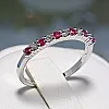 Inel Cadou din Aur sau Platina cu Rubine si Diamante - model i018