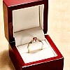 Inel din Aur 18k sau Platina cu Rubin si Diamante - model i025