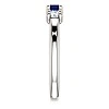 Inel din Aur sau Platina cu Safir si Diamante - model 122105