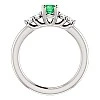 Inel de Logodna din Aur 18k sau Platina cu Smarald si Diamante - model i122543