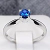 Inel de logodna din Aur sau Platina cu Safir - model i017