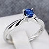 Inel de logodna din Aur sau Platina cu Safir - model i017