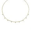 Colier din Aur cu Diamante Bezel - model col1977