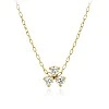 Pandantiv Three Stone din Aur cu Diamante incolore - model pan2056