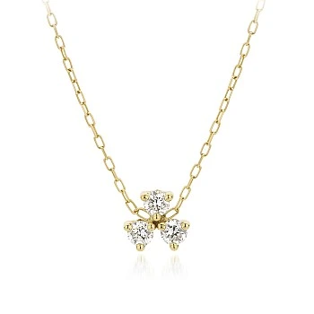 Pandantiv Three Stone din Aur cu Diamante incolore - model pan2056