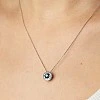 Pandantiv Anturaj din Aur cu Diamant Albastru si Incolore - model pan2159