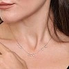 Colier din Aur 14k cu Diamante rotunde - model col3126