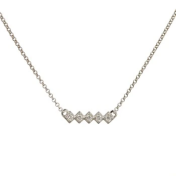 Pandantiv din Aur sau Platina cu 5 Diamante Naturale - model pan562