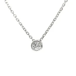 Choker din Aur cu Diamant Natural 0.10ct - 0.25ct - model pan563