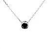 Choker din Aur cu Diamant Negru - model pan563