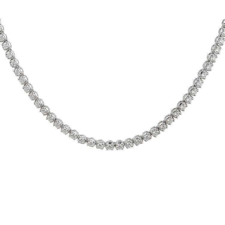 Colier Tennis din Aur cu Diamante - model col704