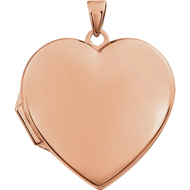 Medalion Inima pentru poze din Aur - model pan86053