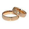 Verighete din Aur 18k cu Diamante - model v047