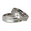 Verighete din Aur 18k cu Diamant - model v049
