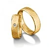 Verighete din Aur 18k sau Platina cu Diamant - model v055