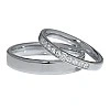 Verighete din Aur 18k sau Platina cu Diamante - model v067