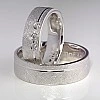 Verighete din Aur 18k sau Platina cu Diamante - model v088