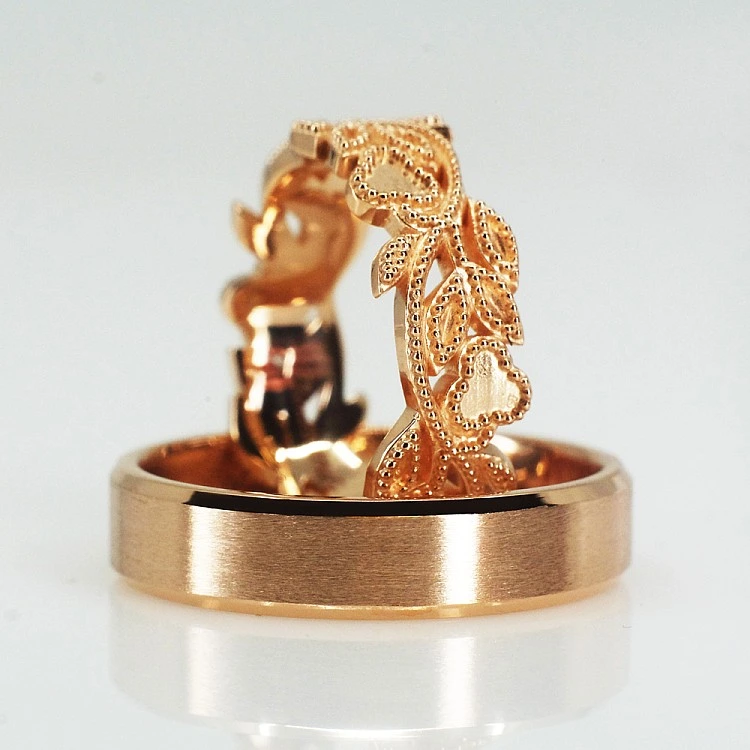 Verighete Vintage din Aur 18k sau Platina - model v11481