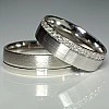 Verighete din Aur 18k sau Platina cu Diamante - model v118