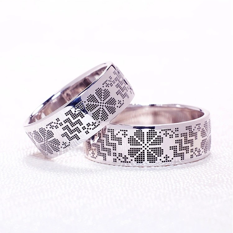 Verighete din Aur 18k sau Platina cu Model Traditional - model v1194