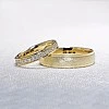 Verighete din Aur 18k sau Platina cu Diamante - model v1248