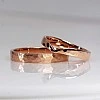 Verighete Vintage din Aur 18k sau Platina Finisaj Hammer - model v1318