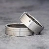 Verighete din Aur 18k sau Platina cu Diamant - model v137
