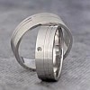 Verighete din Aur 18k sau Platina cu Diamant - model v137