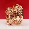 Verighete Model Celtic din Aur 18k sau Platina cu Rubine - model v1542