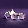 Verighete Barcuta din Aur 18k sau Platina cu Diamante Albastre - model v170
