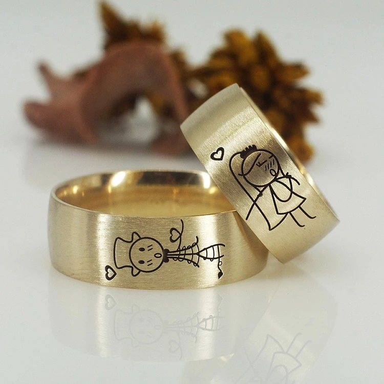 Verighete din Aur 18k sau Platina Model Nodul Iubirii - model v198