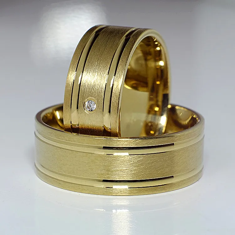 Verighete din Aur 18k cu Diamant - model v426